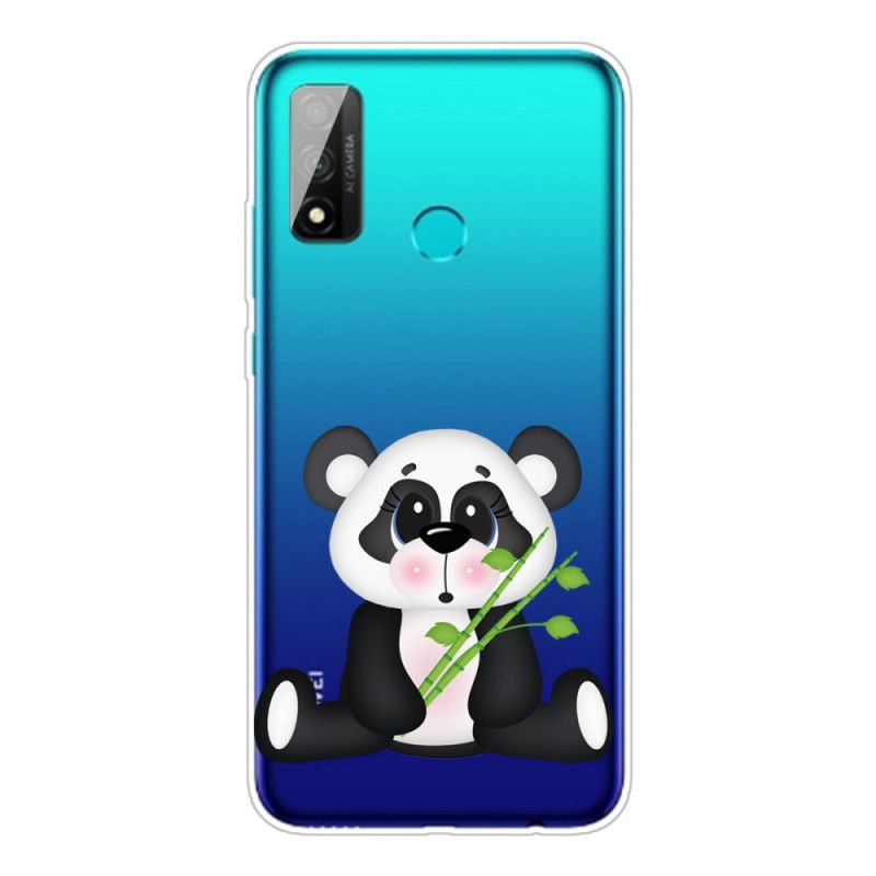 Cover Huawei P Smart 2020 Mobilcover Gennemsigtig Trist Panda