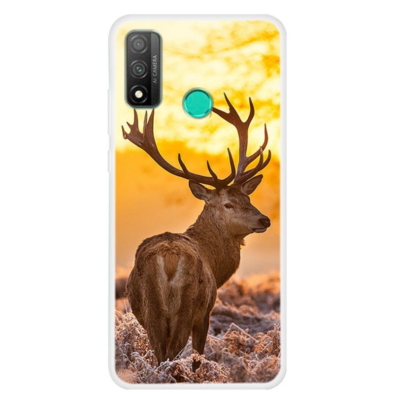 Cover Huawei P Smart 2020 Mobilcover Hjorte Og Landskab