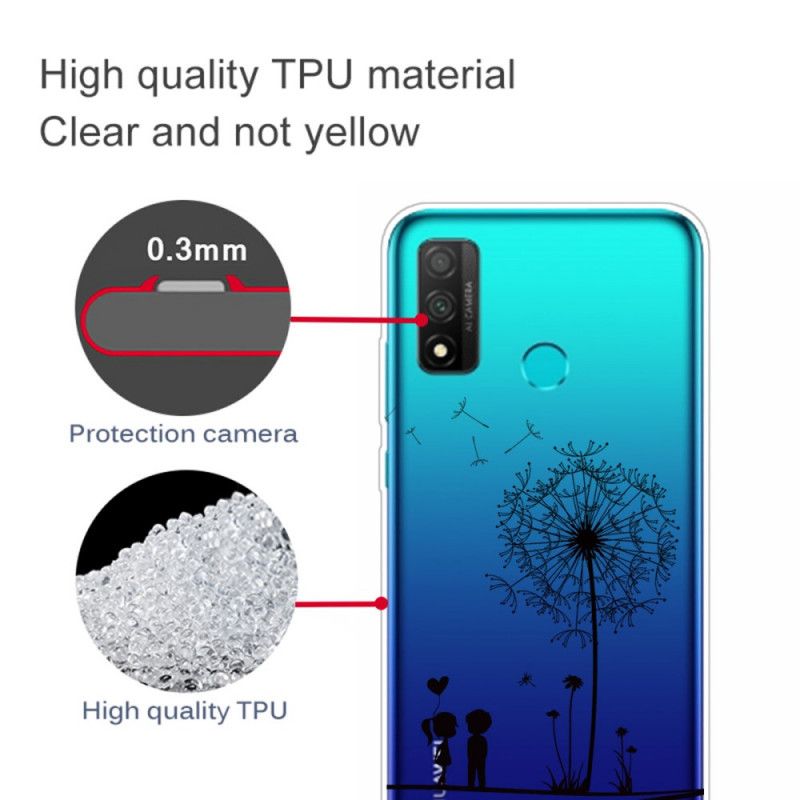 Cover Huawei P Smart 2020 Mobilcover Kærlighed Mælkebøtte