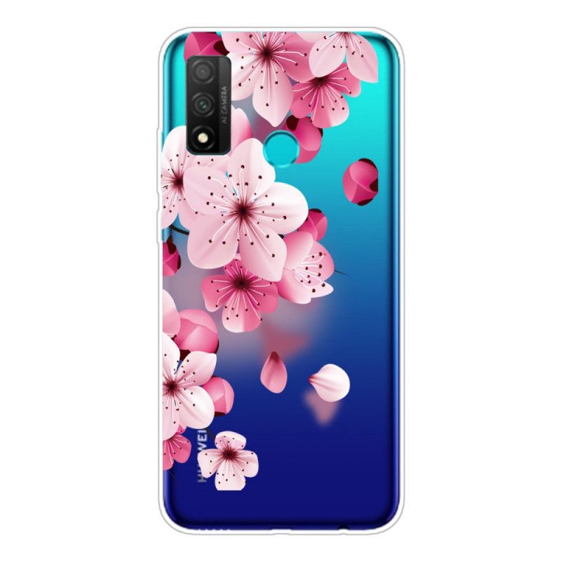 Cover Huawei P Smart 2020 Mobilcover Store Lyserøde Blomster