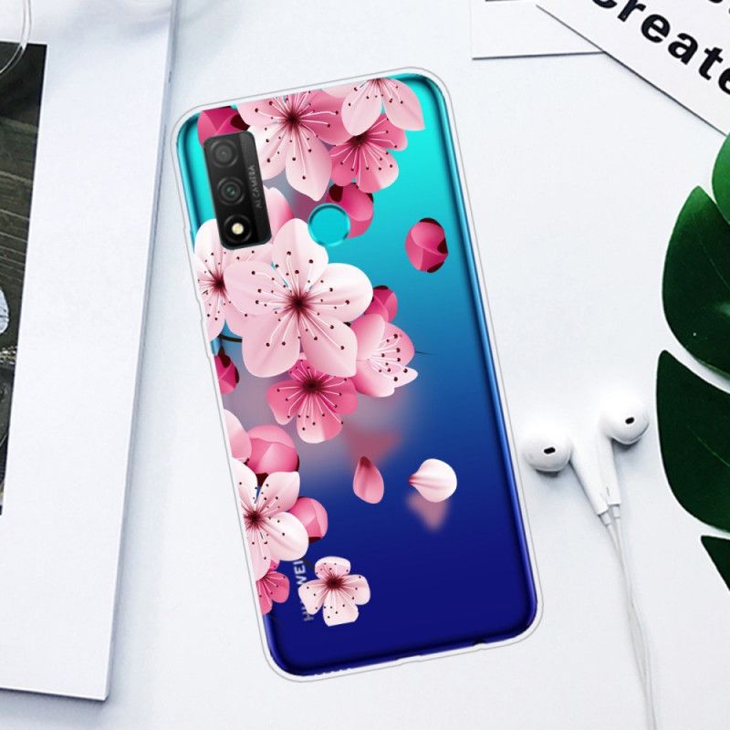 Cover Huawei P Smart 2020 Mobilcover Store Lyserøde Blomster