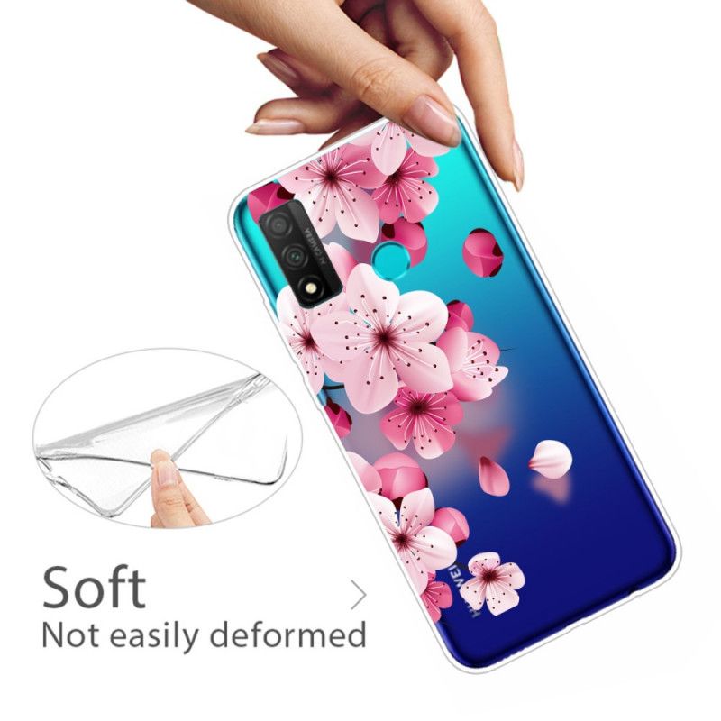 Cover Huawei P Smart 2020 Mobilcover Store Lyserøde Blomster