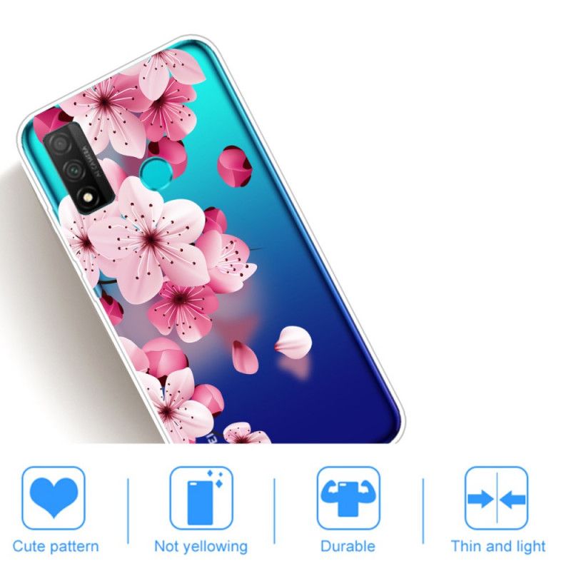 Cover Huawei P Smart 2020 Mobilcover Store Lyserøde Blomster