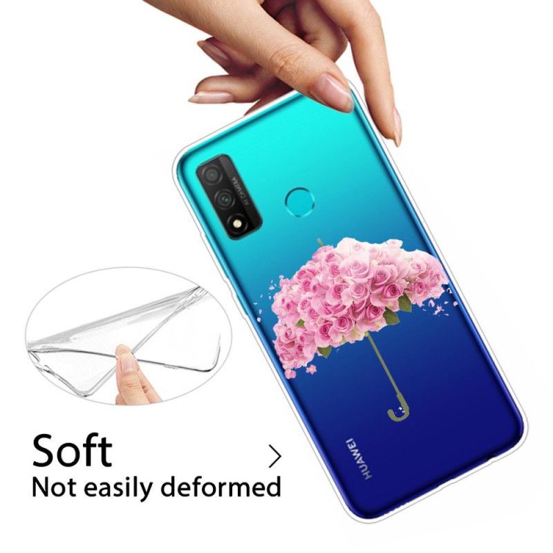 Cover Huawei P Smart 2020 Paraply I Roser Beskyttelse