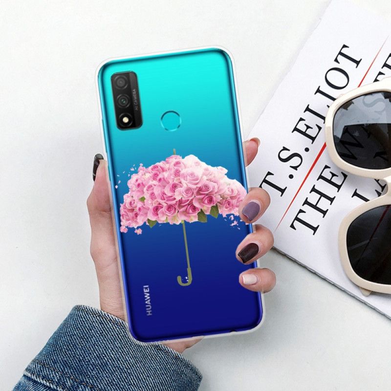 Cover Huawei P Smart 2020 Paraply I Roser Beskyttelse