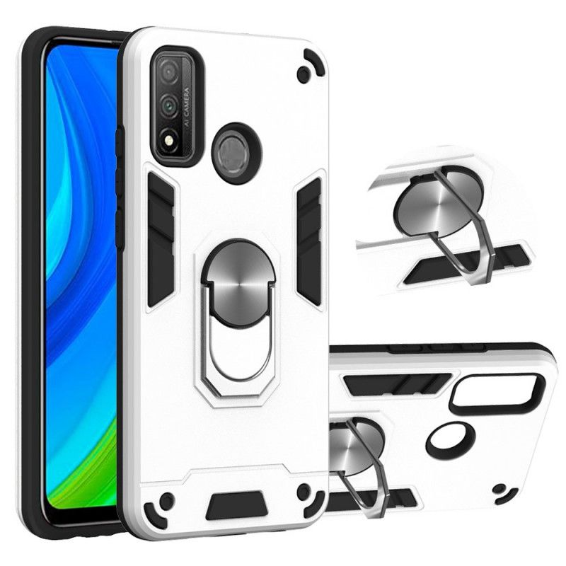 Cover Huawei P Smart 2020 Sort Aftagelig Ringholder