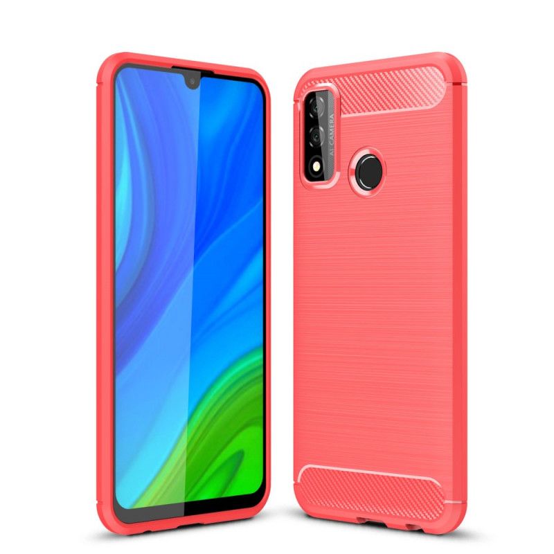 Cover Huawei P Smart 2020 Sort Mobilcover Børstet Kulfiber