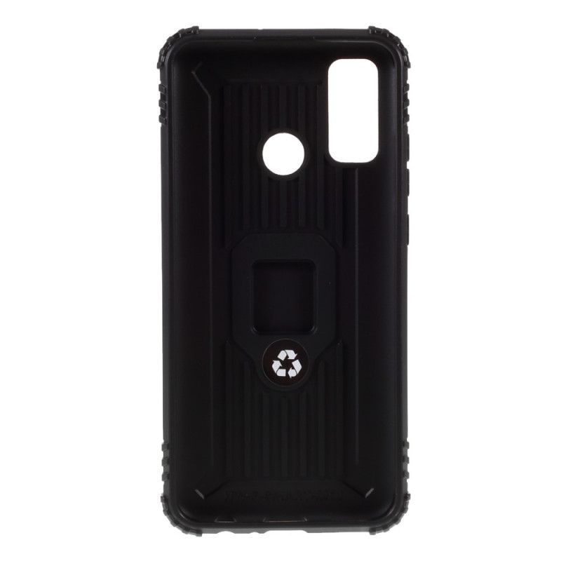 Cover Huawei P Smart 2020 Sort Mobilcover Ring Og Kulfiber