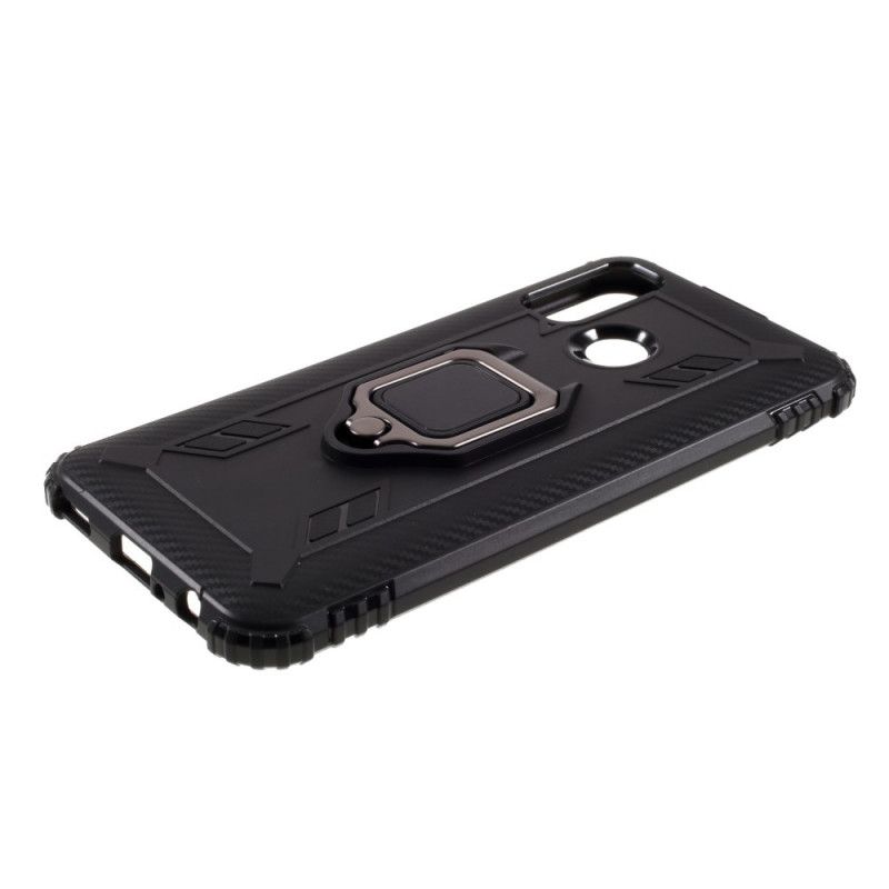 Cover Huawei P Smart 2020 Sort Mobilcover Ring Og Kulfiber