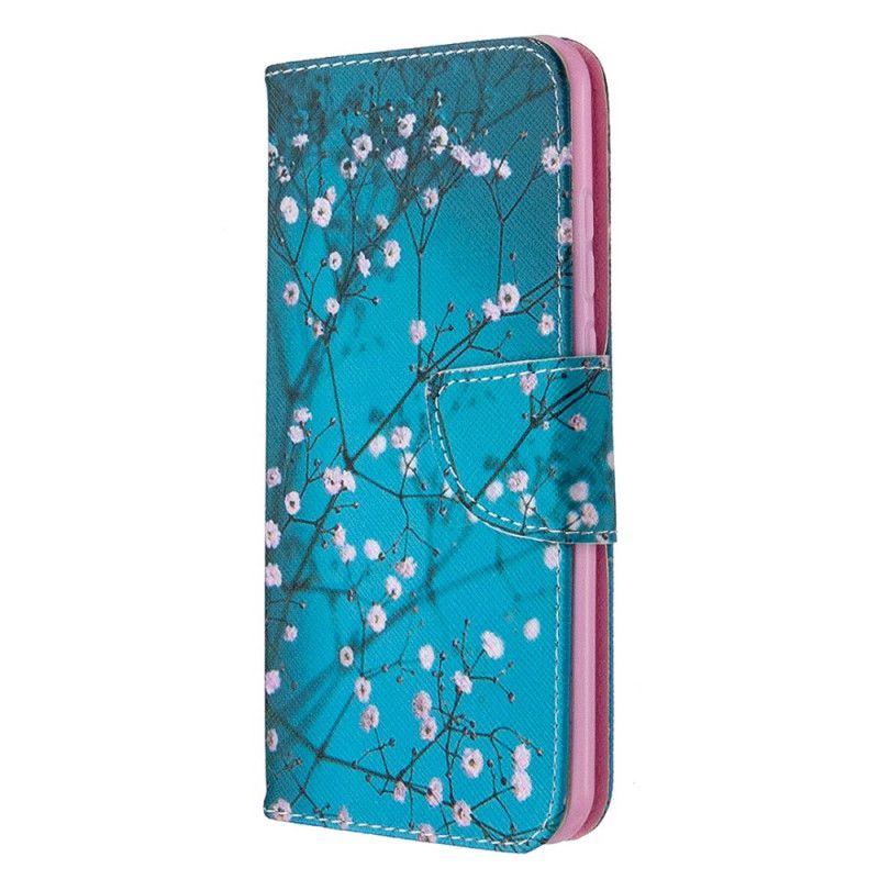 Flip Cover Huawei P Smart 2020 Mobilcover Blomstrende Træ