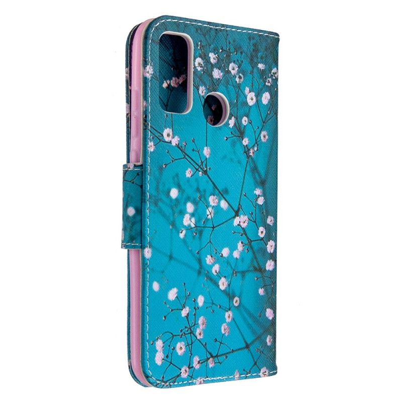 Flip Cover Huawei P Smart 2020 Mobilcover Blomstrende Træ