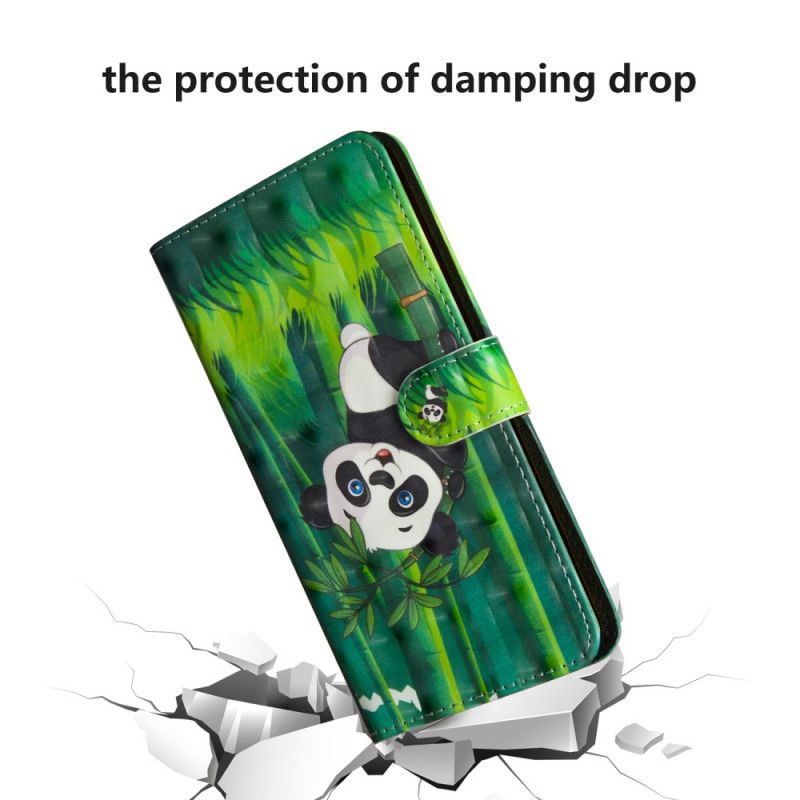 Flip Cover Huawei P Smart 2020 Mobilcover Panda Og Bambus