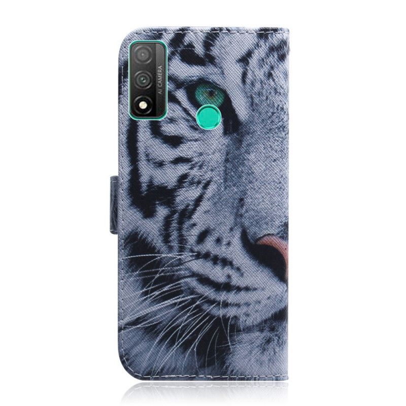 Flip Cover Huawei P Smart 2020 Mobilcover Tiger Ansigt