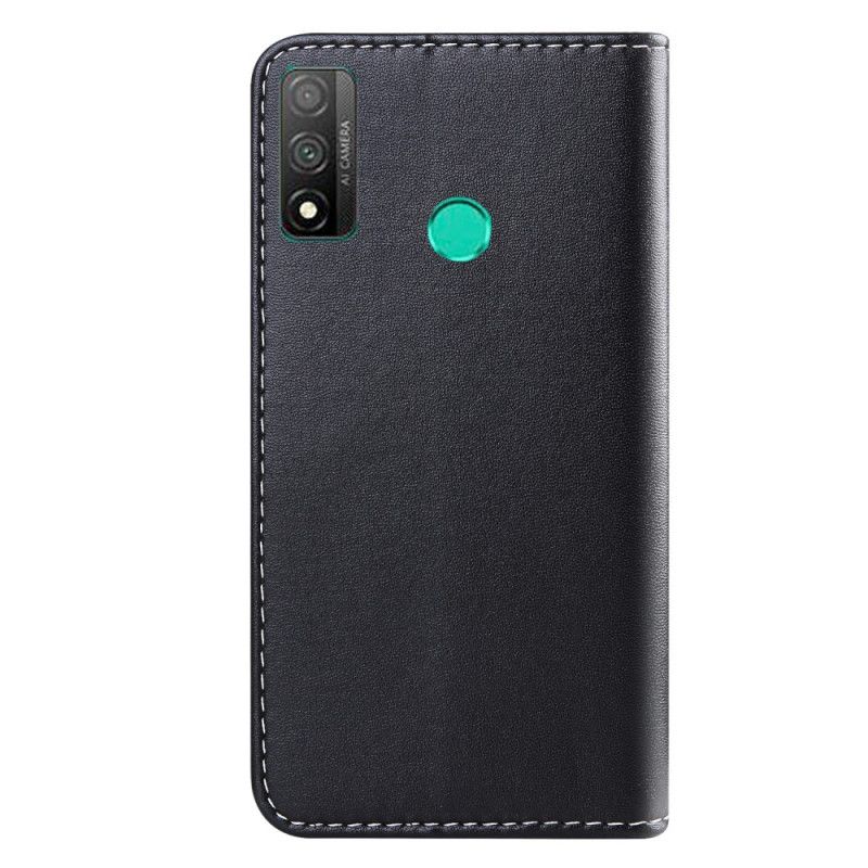 Flip Cover Læder for Huawei P Smart 2020 Sort Tricolor Lædereffekt