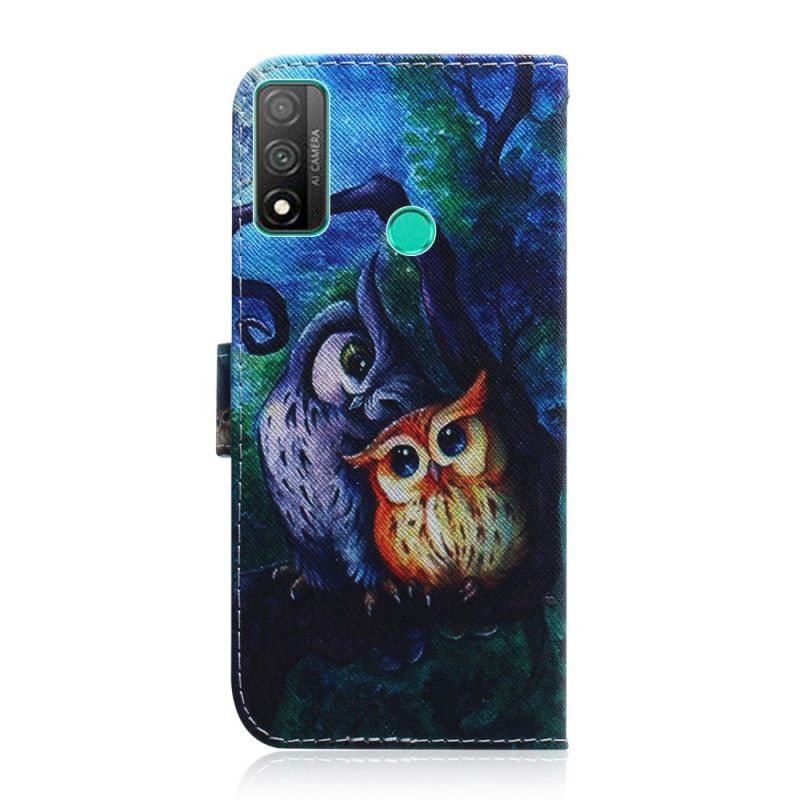 Flip Cover Læder for Huawei P Smart 2020 Ugelmaleri