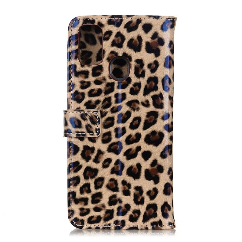 Flip Cover Læder Huawei P Smart 2020 Enkel Leopard