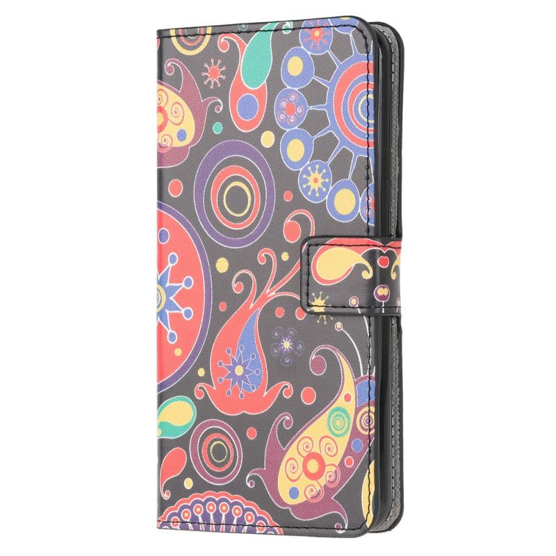 Flip Cover Læder Huawei P Smart 2020 Galakse Design Original