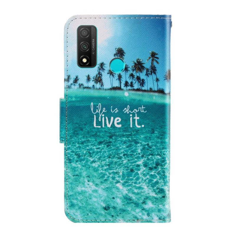 Flip Cover Læder Huawei P Smart 2020 Live It Thong