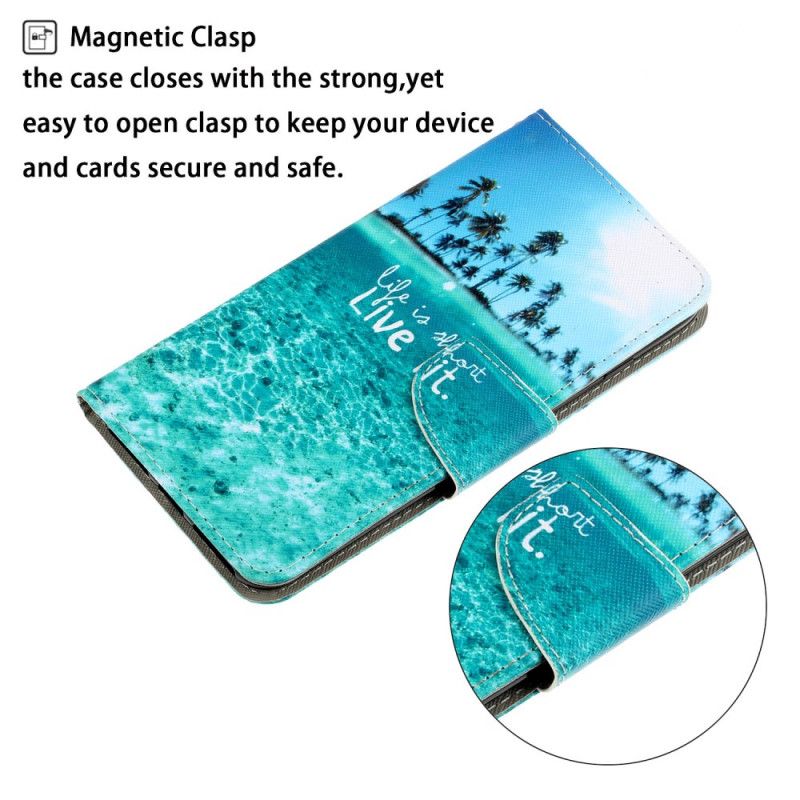 Flip Cover Læder Huawei P Smart 2020 Live It Thong