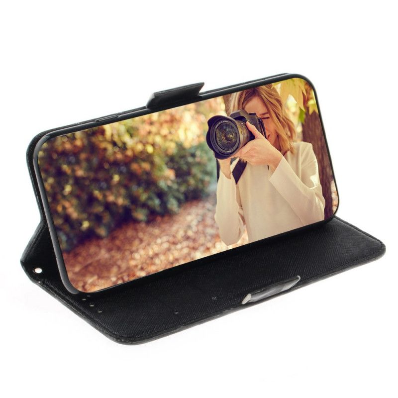 Flip Cover Læder Huawei P Smart 2020 Thong Safari Dyr