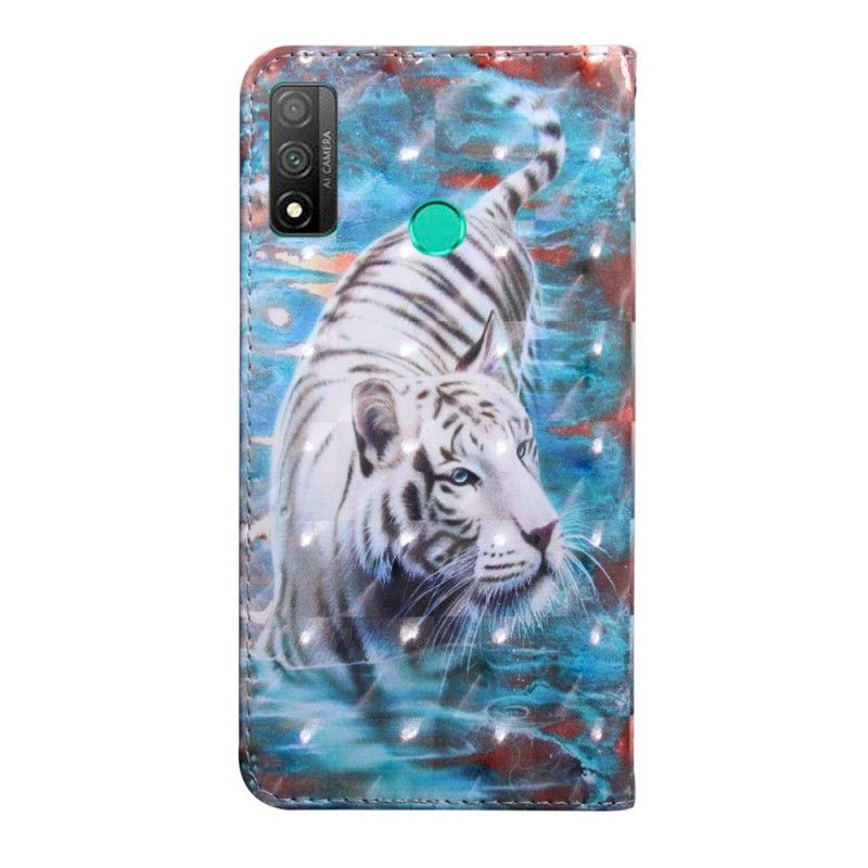 Flip Cover Læder Huawei P Smart 2020 Tiger I Vandet