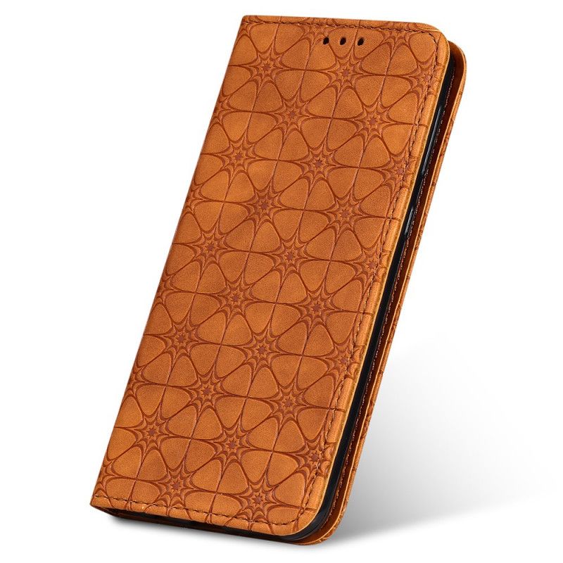 Læder Cover Huawei P Smart 2020 Grøn Stjernetryk