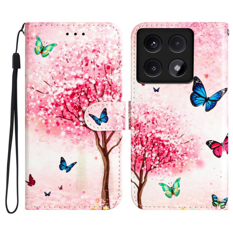 Flip Cover Xiaomi 14t Kirsebærblomst