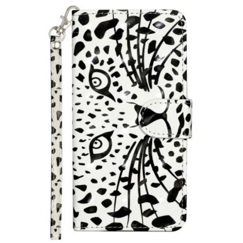 Flip Cover Xiaomi 14t Leopard Grafisk Rem