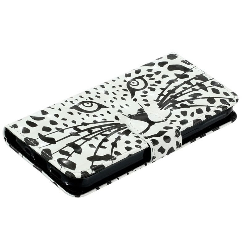 Flip Cover Xiaomi 14t Leopard Grafisk Rem