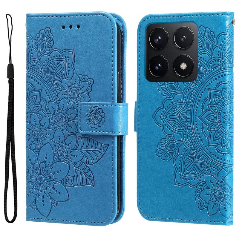 Flip Cover Xiaomi 14t Mandala Aftryk