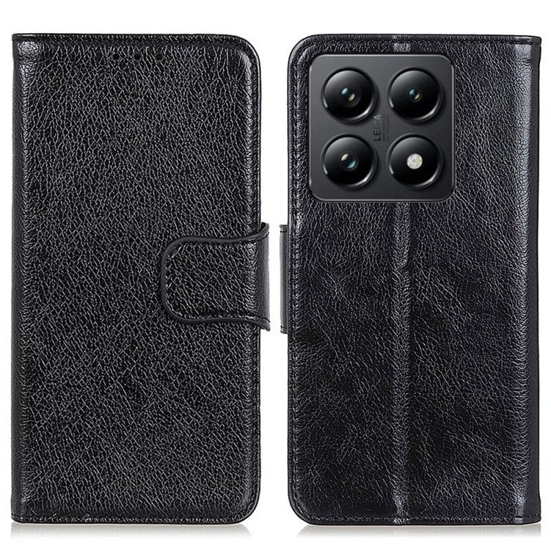 Læder Cover Xiaomi 14t Telefon Etui Nappa