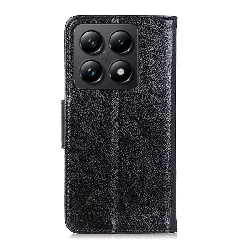 Læder Cover Xiaomi 14t Telefon Etui Nappa