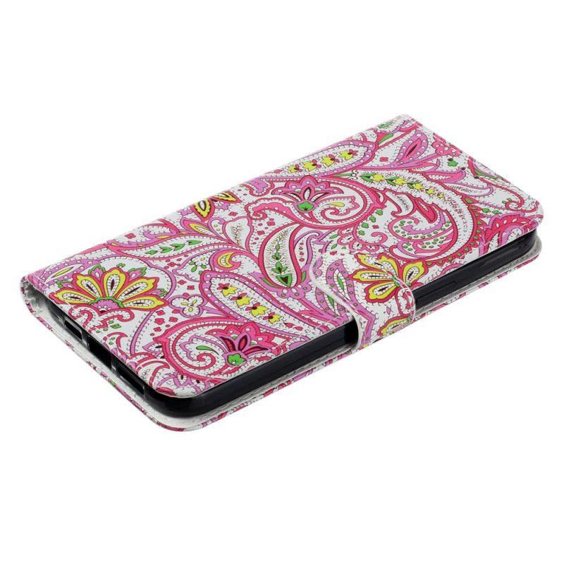 Læder Cover Xiaomi 14t Telefon Etui Premium Blomstermønster