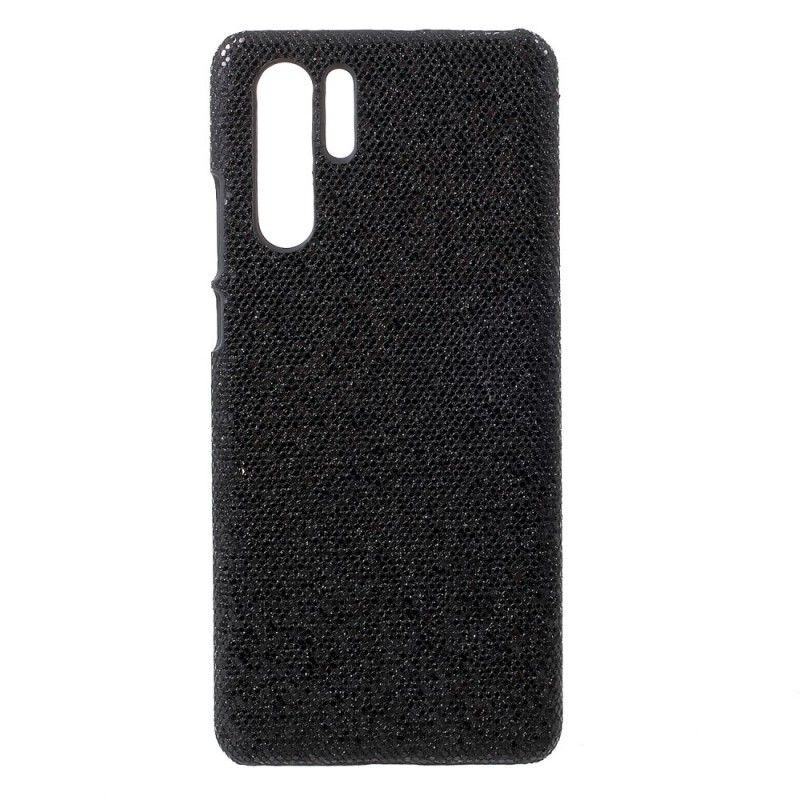 Cover for Huawei P30 Pro Sort Pailletter