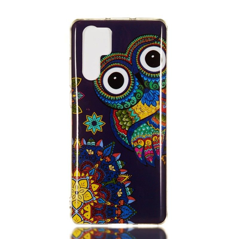 Cover Huawei P30 Pro Fluorescerende Mandalaugle Beskyttelse