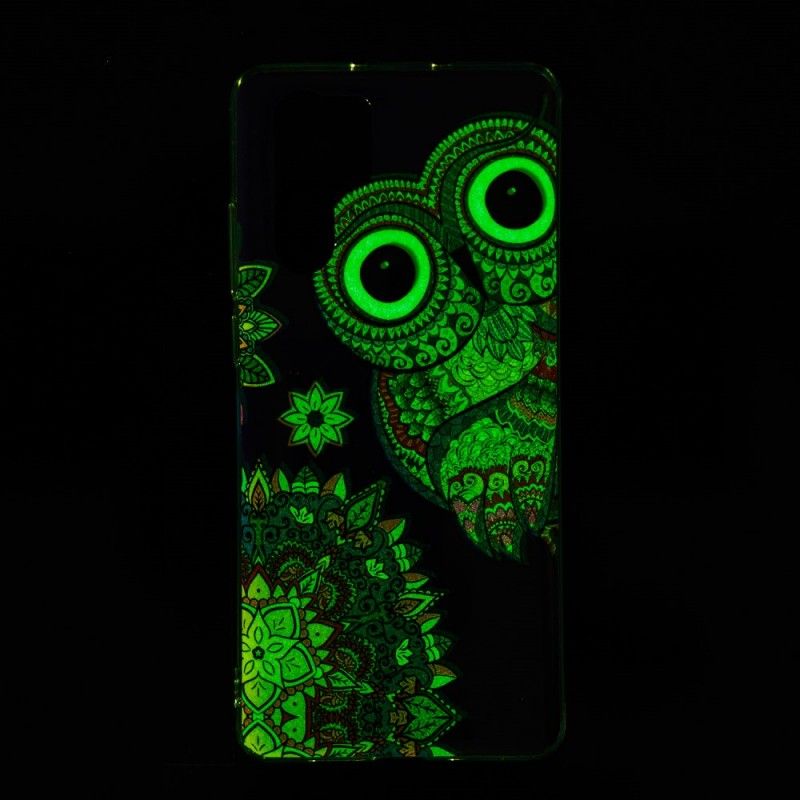 Cover Huawei P30 Pro Fluorescerende Mandalaugle Beskyttelse