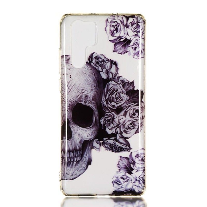 Cover Huawei P30 Pro Gennemsigtig Blomstret Kranium