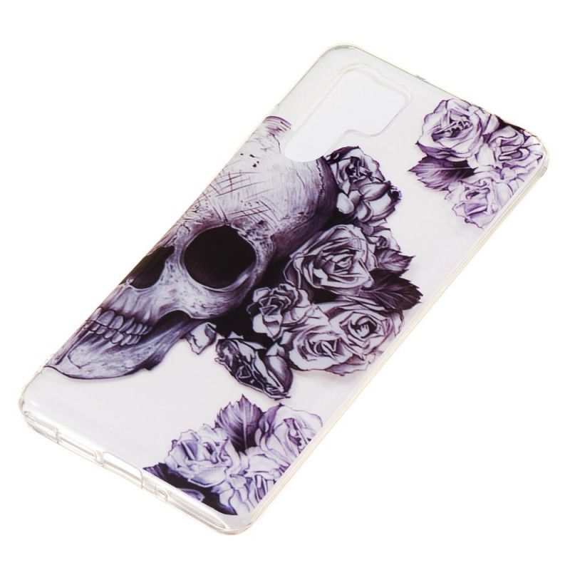 Cover Huawei P30 Pro Gennemsigtig Blomstret Kranium