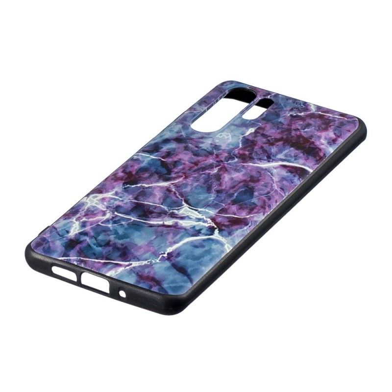 Cover Huawei P30 Pro Lilla Marmor