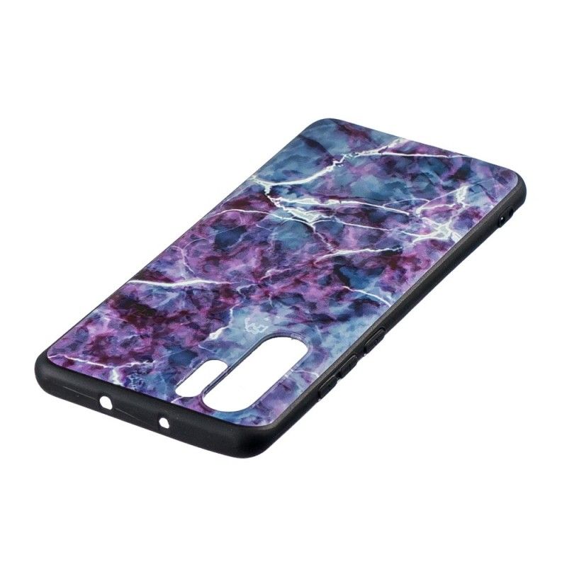 Cover Huawei P30 Pro Lilla Marmor