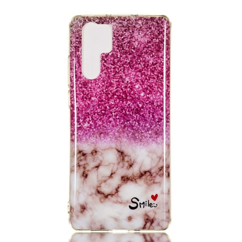 Cover Huawei P30 Pro Marmorglitter Og Smil