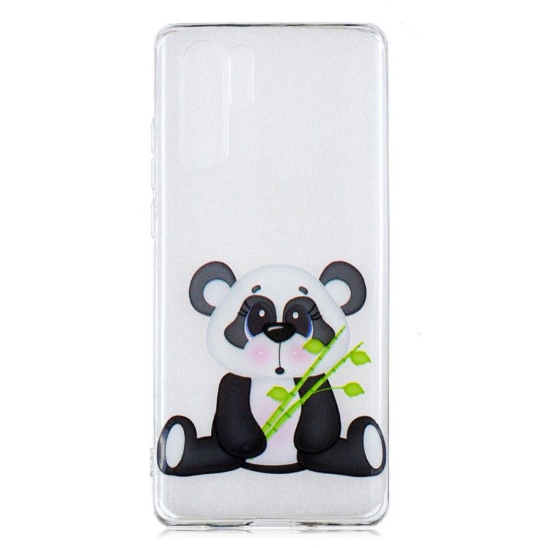 Cover Huawei P30 Pro Mobilcover Gennemsigtig Trist Panda