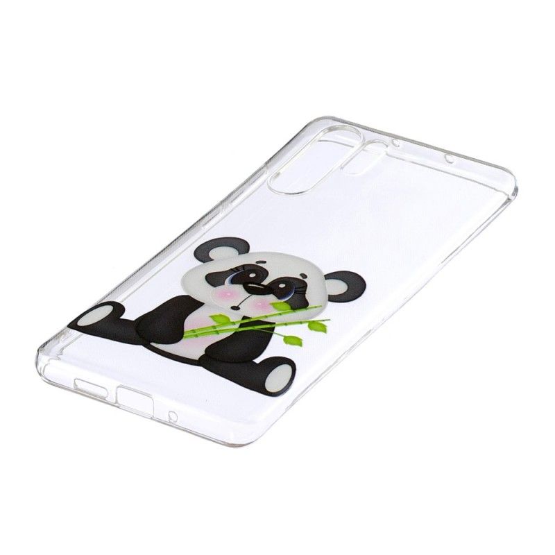 Cover Huawei P30 Pro Mobilcover Gennemsigtig Trist Panda