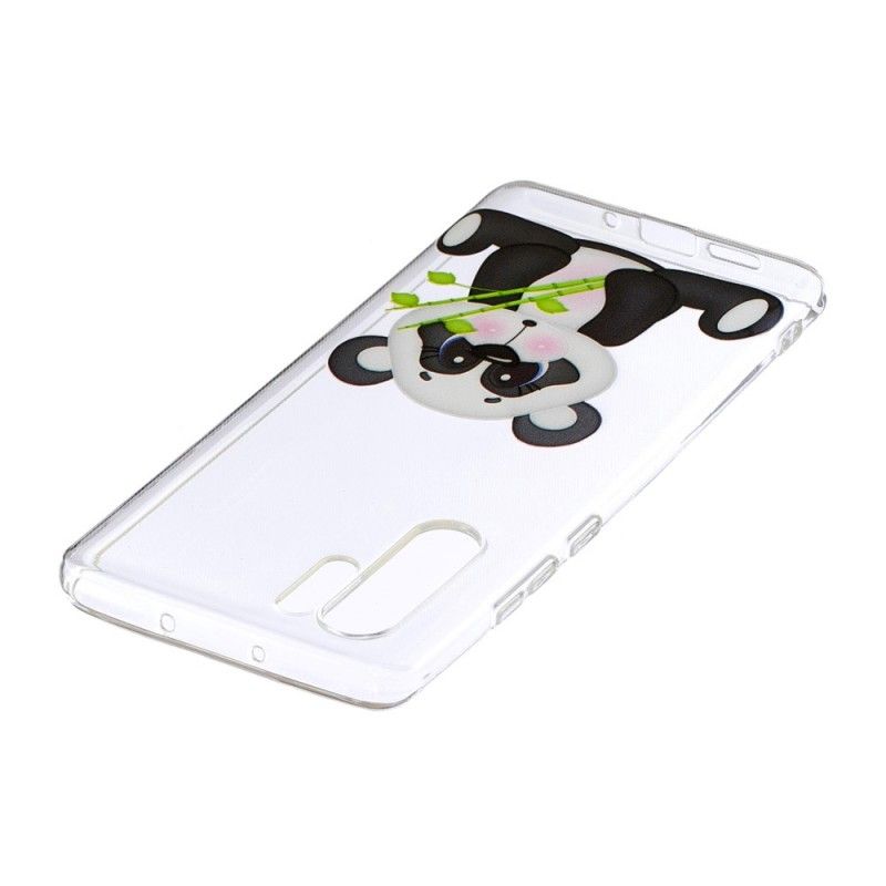 Cover Huawei P30 Pro Mobilcover Gennemsigtig Trist Panda