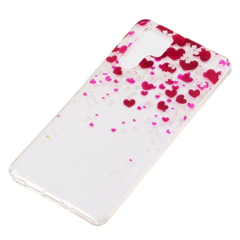 Cover Huawei P30 Pro Mobilcover Hjerteregn