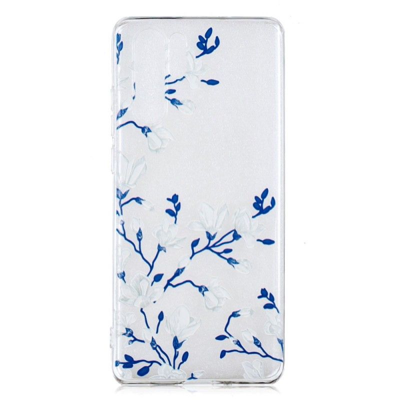 Cover Huawei P30 Pro Mobilcover Hvide Blomster