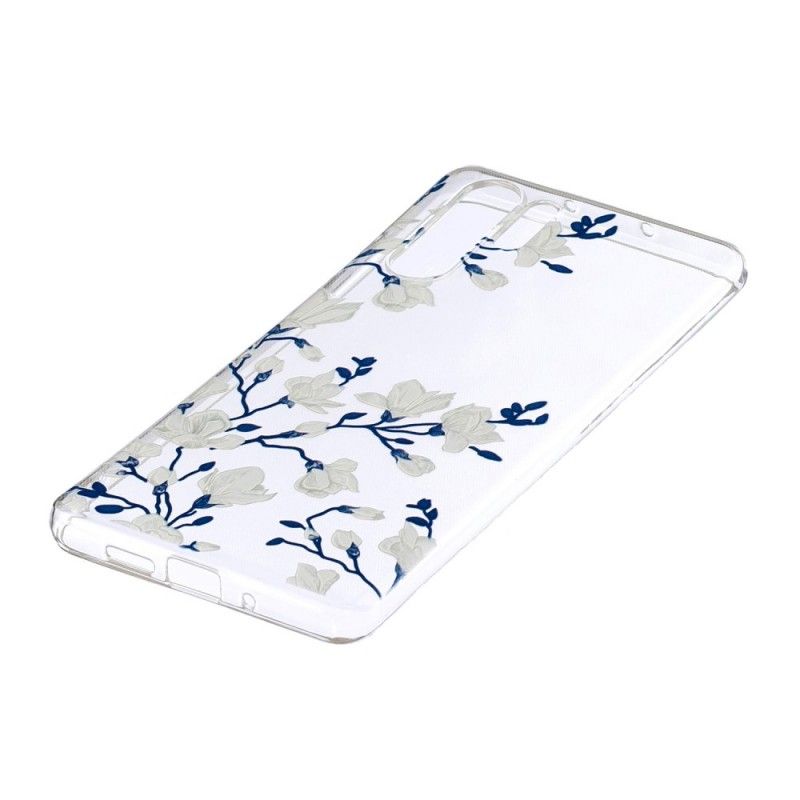 Cover Huawei P30 Pro Mobilcover Hvide Blomster