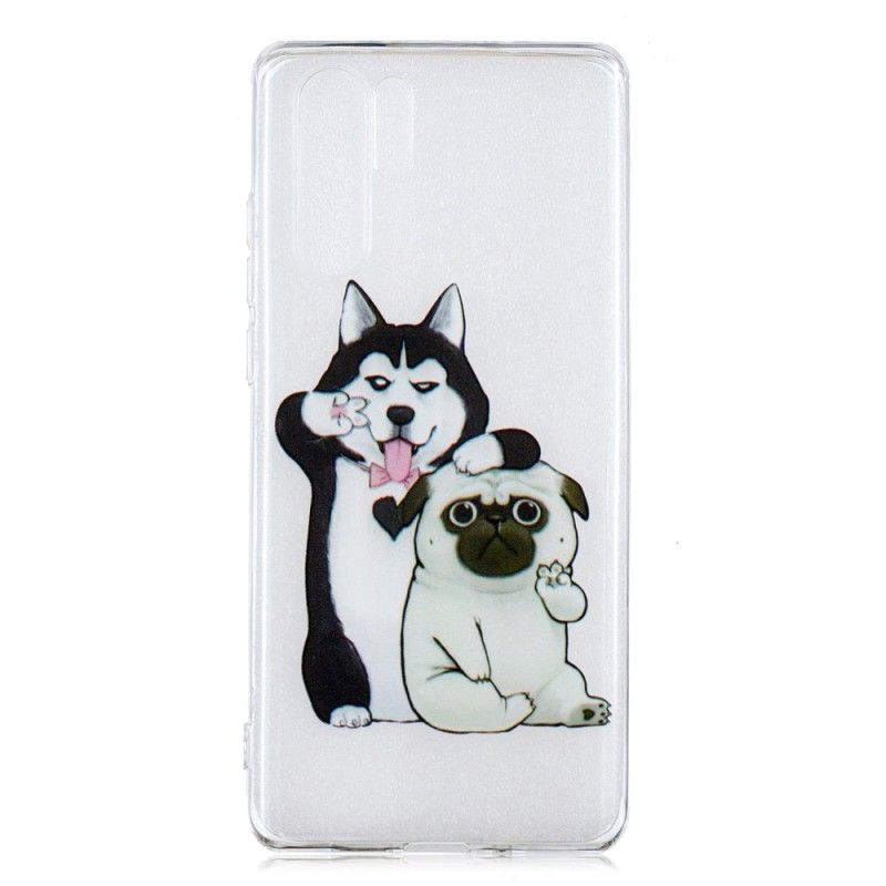 Cover Huawei P30 Pro Mobilcover Sjove Hunde