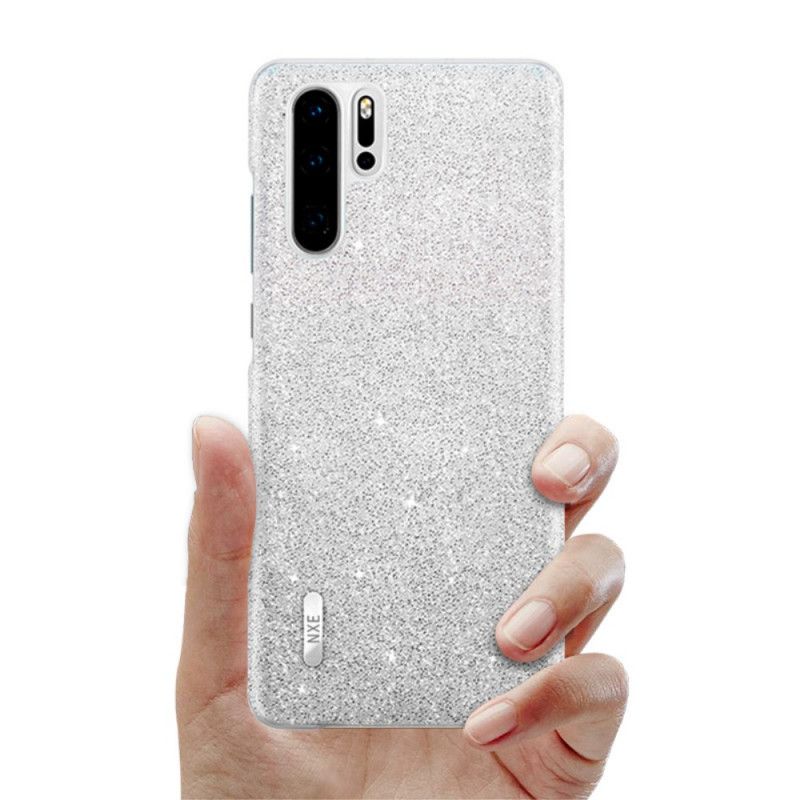 Cover Huawei P30 Pro Sølv Rhinestone På X-Niveau