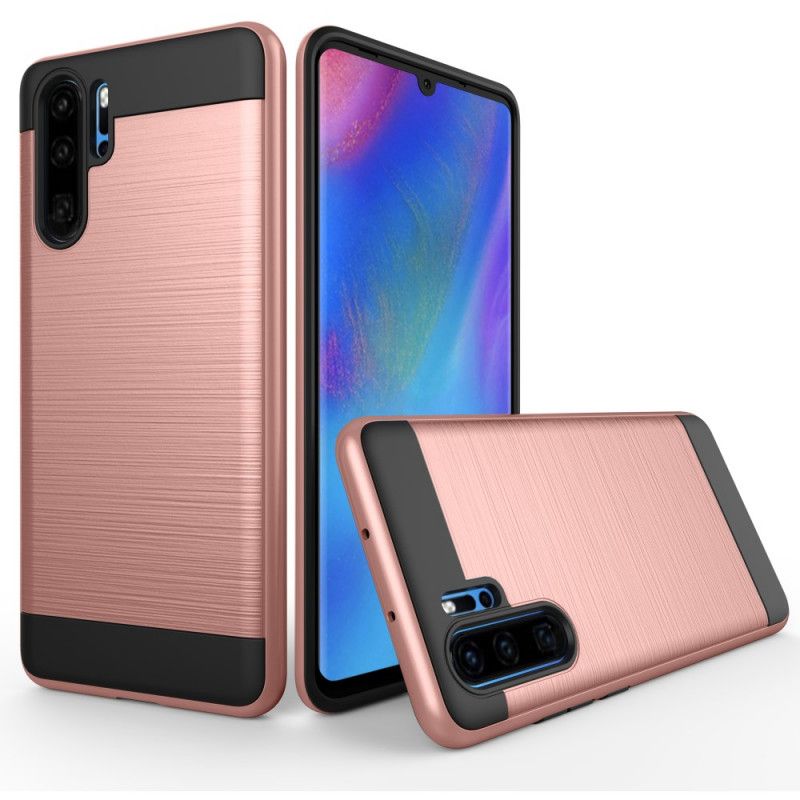 Cover Huawei P30 Pro Sort Børstet Beskyttelse